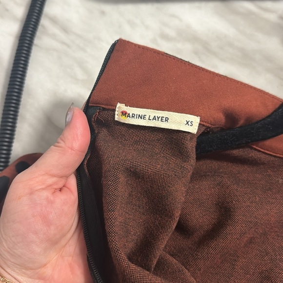 Marine Layer Leopard Print Mini Dress - Brown and Black - Picture 7 of 8